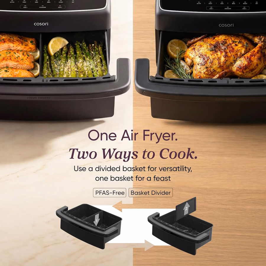 COSORI TWINFRY 9-Quart Double Air Fryer